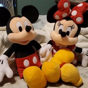 Disney mickey and minnie mouse